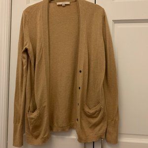 Ann Taylor Loft Cardigan, Brown, Med